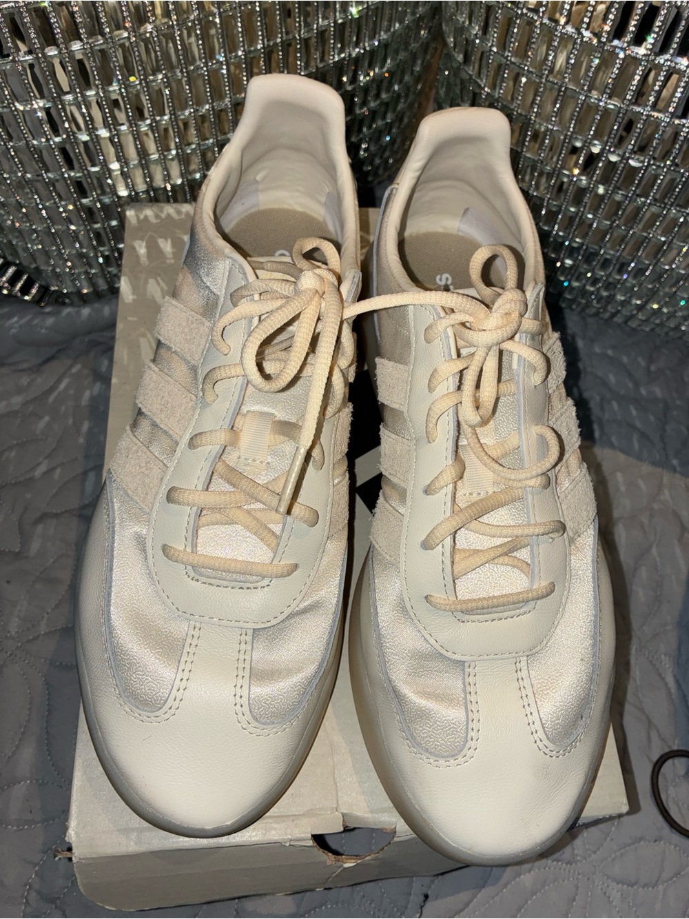 adidas Women’s Cream/Beige Athletic Sneakers